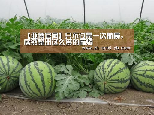 【亚博官网】只不过是一次航展,居然整出这么多的麻烦(图4) 亚博